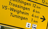 Foto: Wegweiser: Tuningen VS-Weigheim | Suchmaschine-Tuningen
